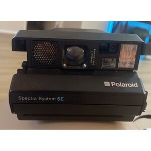 Vintage Polaroid Spectra System SE Instant Film Camera Black